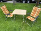 Steckerman kampeer tafel- en stoelen set, Caravanes & Camping, Meubles de camping, Comme neuf, Accessoire de mobilier de camping
