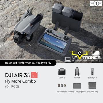 DJI AIR 3S RC2 FLY MORE COMBO (C1) beschikbaar voor biedingen