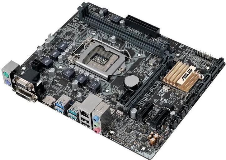 Asus H110M Plus+Intel Core i5 6600 + 8GB, Computers en Software, Moederborden, Gebruikt, Intel, DDR4, Ophalen of Verzenden
