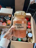 Drie dozen diverse pigment poeders, Ophalen