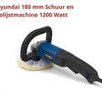 Poliermachine set Hyundai inclusief pads en vacht, Ophalen of Verzenden, Nieuw, Hout