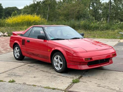 Toyota MR2 AW11 1987, Auto's, Toyota, Particulier, MR2, Benzine, Coupé, 2 deurs, Handgeschakeld, Rood, Zwart, Achterwielaandrijving