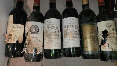 Bordeauxwijn 30 tot 40 jaar oud, Verzamelen, Wijnen, Rode wijn, Frankrijk, Ophalen