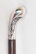 Wandelstok Art Nouveau zilver ., Antiek en Kunst, Antiek | Zilver en Goud, Ophalen of Verzenden, Zilver