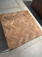 Salontafel hout/smeedijzer, Ophalen, Zo goed als nieuw