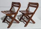 Foppapedretti, Italy, foldingchair teak vouwstoel, 2 pcs., Ophalen, Gebruikt, Hout, Twee