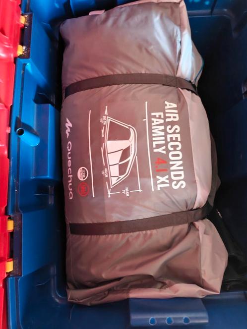 Tente decathlon air seconds 4.1 xl, Caravans en Kamperen, Tenten, Zo goed als nieuw, Ophalen