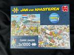 Jan van Haasteren puzzel 2x1000, Gebruikt, Ophalen of Verzenden