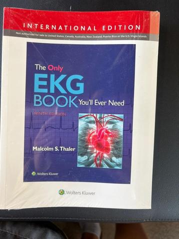 Boek: the only ECG book you'll ever need  ninth edition, Enlèvement, Neuf