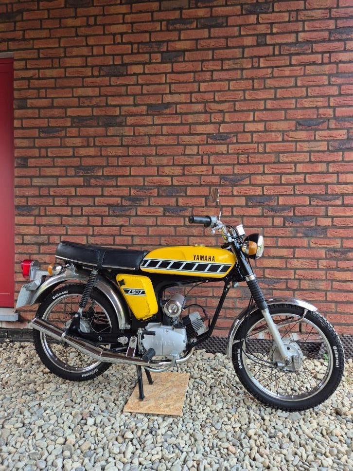 Te koop: Yamaha FS1 (1976), Motoren, Motoren | Yamaha, Particulier, Scooter, 11 kW of minder, 1 cilinder, Sportuitlaat, Ophalen