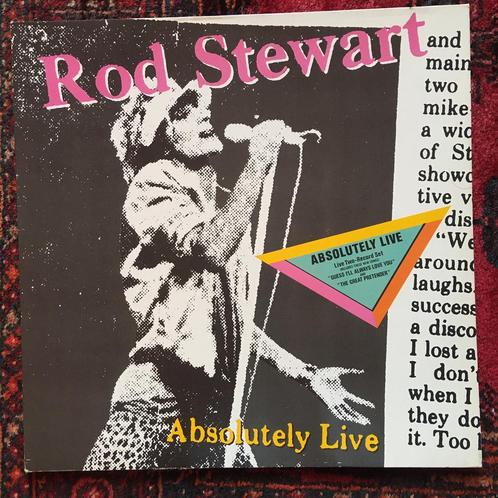 2x LP Rod Stewart: Absolutely live 1982 NM, Cd's en Dvd's, Vinyl | Rock, Ophalen of Verzenden