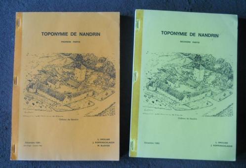 Toponymie de Nandrin (2 tomes), Livres, Histoire nationale, Utilisé, Enlèvement ou Envoi