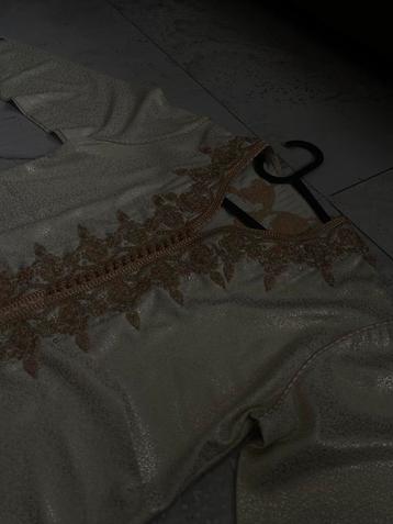 Caftan beige dore, Enlèvement ou Envoi, Beige