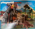 Playmobil 5230 – Tyrannosaurus & Saichania met vulkaan, Kinderen en Baby's, Speelgoed | Playmobil, Ophalen, Gebruikt, Complete set