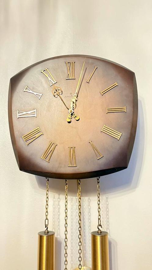 Junghans antieke wandklok – Mechanisch, Werkt Perfect – €300, Antiek en Kunst, Antiek | Klokken, Ophalen