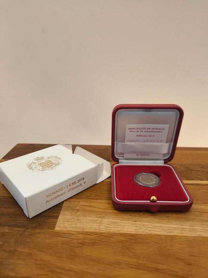 2 euro commémorative BE Monaco 2019 Honoré V, Timbres & Monnaies, Monnaies | Europe | Monnaies euro, 2 euros, Monaco, Enlèvement