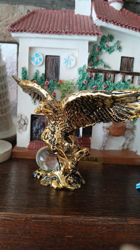 Mooie metalen adelaars, Antiek en Kunst, Kunst | Beelden en Houtsnijwerken, Ophalen of Verzenden