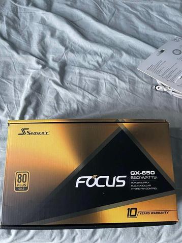 Seasonic FOCUS GX-650 (650W 80+ Gold Modulaire) disponible aux enchères