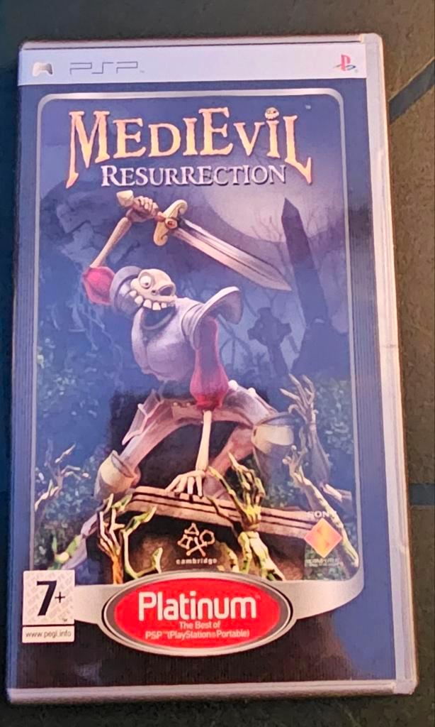 psp medievil +7, Consoles de jeu & Jeux vidéo, Jeux | Sony PlayStation Portable, Comme neuf, Aventure et Action, 1 joueur, À partir de 7 ans
