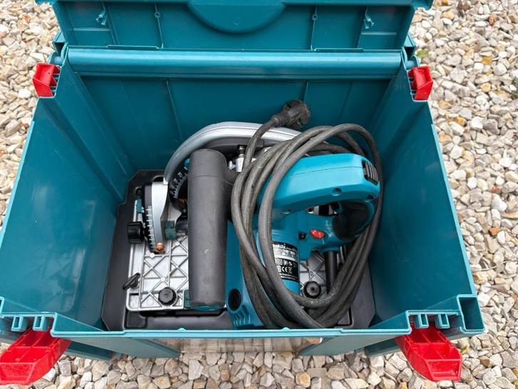 Makita SP6000K invalzaag + rails, Doe-het-zelf en Bouw, Gereedschap | Zaagmachines, Gebruikt, Invalzaag, 1200 watt of meer, 30 tot 70 mm