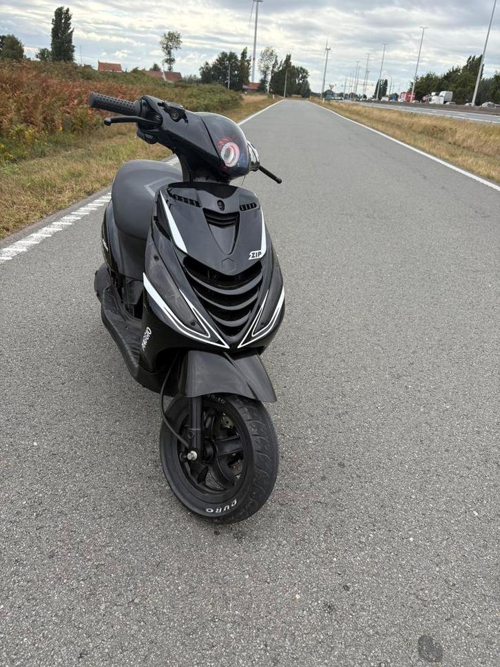Zip 2t 70cc, Fietsen en Brommers, Scooters | Piaggio, Gebruikt, Zip, Klasse A (25 km/u), Tweetakt, Ophalen