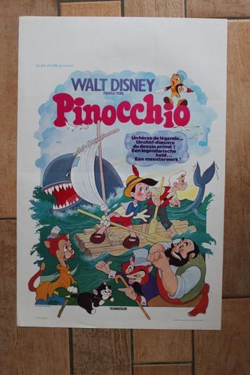 filmaffiche Walt Disney Pinocchio filmposter