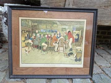 oude schilderij-tekening Cecil Aldin, 1875-193 beschikbaar voor biedingen