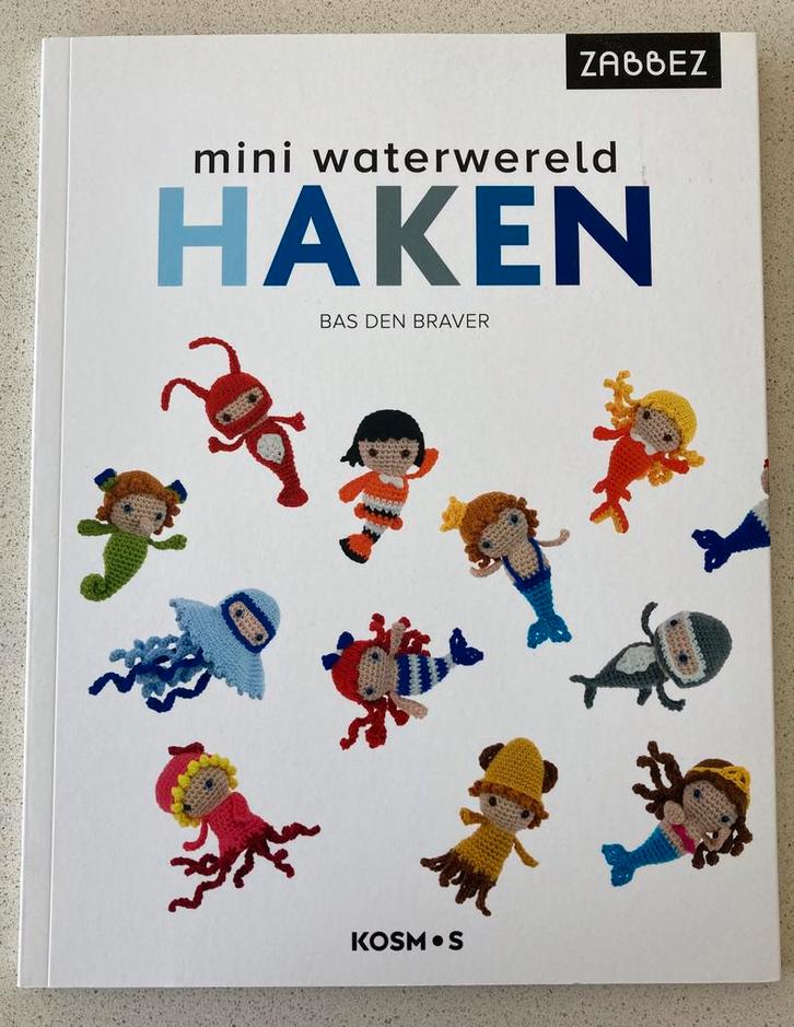 Bas den Braver - Mini waterwereld haken, Hobby en Vrije tijd, Breien en Haken, Nieuw, Haken, Patroon of Boek, Ophalen of Verzenden