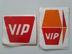 Vintage Sticker lot - 2x Diverse VIP Stickers, Auto of Motor, Ophalen of Verzenden, Zo goed als nieuw
