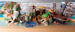 3 x Fisher-Price Imaginext, bateau pirate Bay Skull Island, Comme neuf, Enlèvement ou Envoi