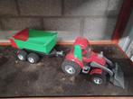Bruder tractor + kar, Ophalen, Gebruikt