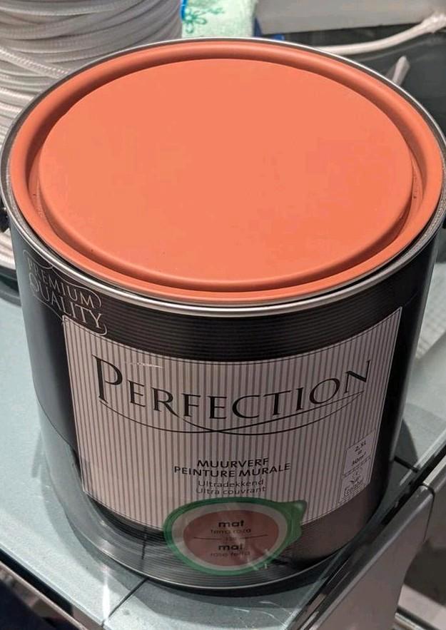 * Muurverf - Mat - Perfection - 2,5L nieuw., Doe-het-zelf en Bouw, Verf, Beits en Lak, Nieuw, Verf, Minder dan 5 liter, Overige kleuren