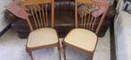2 vintage stoelen uit de jaren 50, Antiek en Kunst, Antiek | Meubels | Stoelen en Sofa's, Ophalen of Verzenden