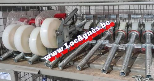 Nieuwe Zwenkwiel  voor steigers Olan Afix Layher Scafom Mj …, Doe-het-zelf en Bouw, Zwenkwielen, Nieuw, Ophalen