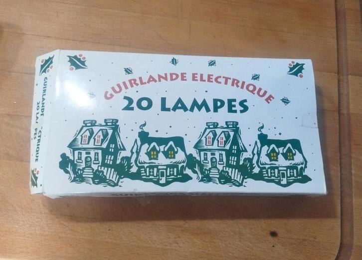 Guirlande lumineuse de Noël vintage, Hobby & Loisirs créatifs, Estampage, Enlèvement ou Envoi