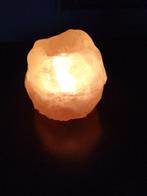 Mineraal/edelsteen met theelichtje, Verzamelen, Mineralen en Fossielen, Ophalen, Mineraal