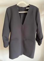 Zwarte jurk met diepe V & nepzakjes, Kleding | Dames, Nieuw, Zara, Maat 46/48 (XL) of groter, Zwart