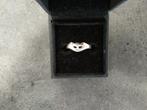Zilveren ring met kattenkop, 18 tot 19, Gebruikt, Ophalen of Verzenden, Dame