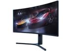 Mi Curved Gaming Monitor 34", Computers en Software, 101 t/m 150 Hz, Zo goed als nieuw, Quad HD (2K), In hoogte verstelbaar