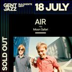 billets de concert Air Gent Jazz, Tickets & Billets, Deux personnes, Juillet