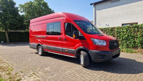 Ford Transit 2.2D L4H3 dubbele cabine van 2015, Auto's, Ford, Bedrijf, Transit, Diesel, Euro 5, Overige carrosserie, 5 deurs, Handgeschakeld