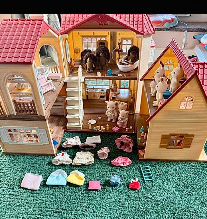 Sylvanian Families – Grote speelset, Kinderen en Baby's, Speelgoed | Poppenhuizen, Zo goed als nieuw, Accessoires, Ophalen of Verzenden