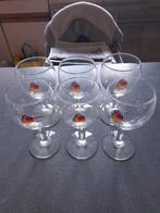 Glazen Leffe Abbij 6 stuk's 25 cl van een collega, Ophalen, Gebruikt, Glas of Glazen, Leffe