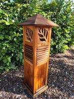 Teak zuil als nieuw, Tuin en Terras, Ophalen, Zo goed als nieuw