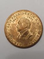 Bronze penning U.S.A.1849-1850 ZCHARY TAYLOR 12 TH PRESIDENT, Postzegels en Munten, Ophalen of Verzenden