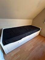 Bed inclusief matras omvormbaar naar 2 personen, Ophalen, Zo goed als nieuw