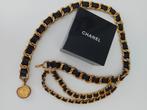 Chanel riem, Handtassen en Accessoires, Goud, Gebruikt, Zwart, Ophalen
