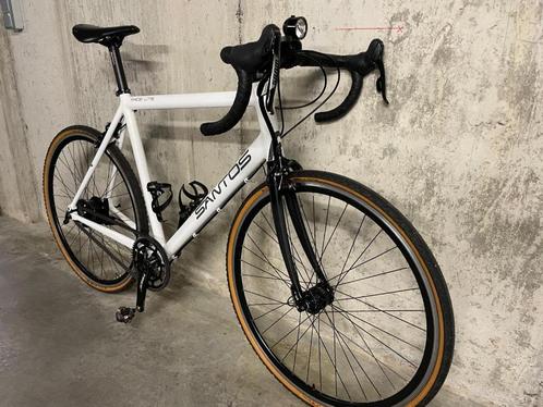 RACE LIGHT Santos fiets, Fietsen en Brommers, Fietsen | Heren | Herenfietsen, Zo goed als nieuw, Overige merken, 57 tot 61 cm