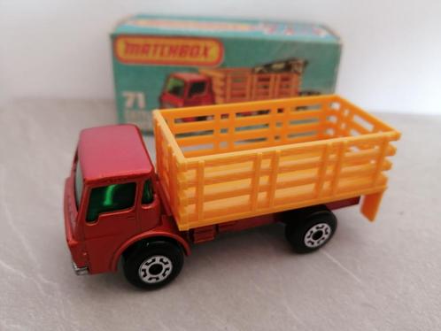 Camion à bestiaux Lesney Matchbox Superfast #71 en boîte, Hobby & Loisirs créatifs, Voitures miniatures | Échelles Autre, Comme neuf