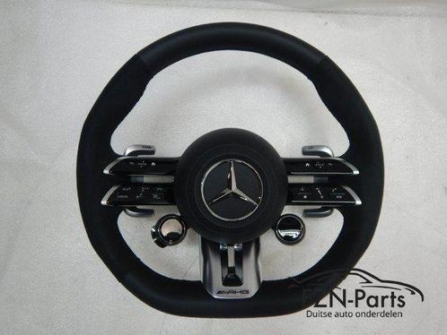 Mercedes-Benz C63 E63 W206 W213 AMG Stuur Leer MF+F1+Airbag, Auto-onderdelen, Interieur en Bekleding, Gebruikt, Ophalen of Verzenden